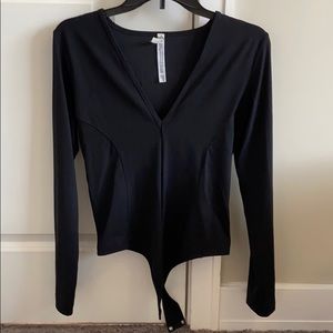 Free people black bodysuit